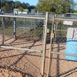 Optimist Dog Park - Double gated entry area