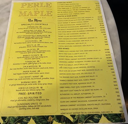 Perle on Maple Restaurant & Bar by null