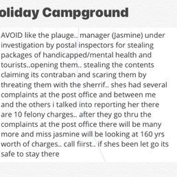Holiday campground