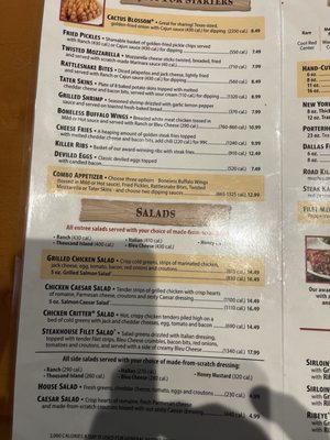 Menu photo 1 Texas Roadhouse Kingwood, TX Menu photo 1 Texas Roadhouse Kingwood, TX