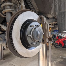 Rotors and pads on my gx460 Rotors and pads on my gx460