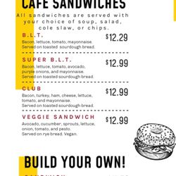 Seven Suns Coffee Express - 9/2026 menu