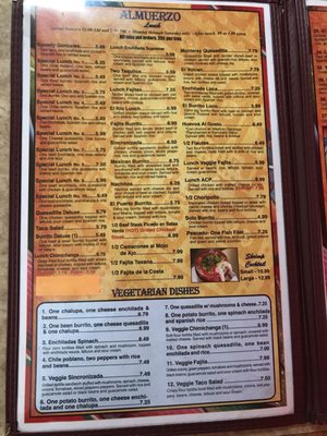 Menu photo 6 El Rio Butner, NC