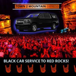 Town to Mountain Express Denver Airport Shuttle - ride to Red Rocks