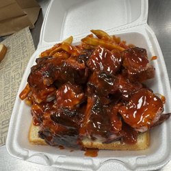 Q’s Tips and Wings BBQ - RIB TIP DINNER
