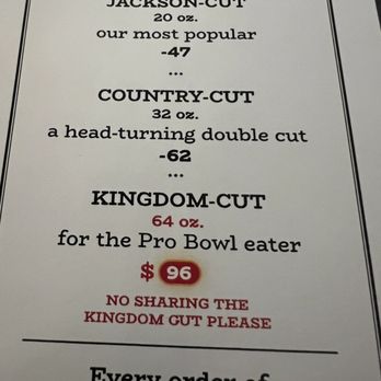 Jackson Grille - Prime rib cuts offered. - American Near Me - Marshfield, Missouri Jackson Grille - Prime rib cuts offered. - American Near Me - Marshfield, Missouri