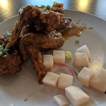 Miss Kim - The fried chicken came highly recommended. I did love the flavors but not the fact that they were wings (which wasn't noted on the menu). - Korean Near Me - Ann Arbor, Michigan Miss Kim - The fried chicken came highly recommended. I did love the flavors but not the fact that they were wings (which wasn't noted on the menu). - Korean Near Me - Ann Arbor, Michigan