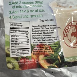 The Coffee Bouteaque - Matcha Ingredients