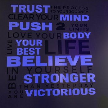 Body Balance - Encouraging wall in BodyCycle room. - Pilates Near Me - Honolulu, Hawaii