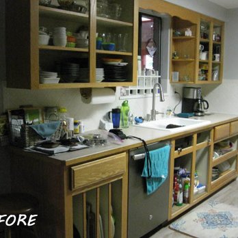 Above & Beyond Repairs and Services - Prep for Cabinet Refinish with Door Removal - Handyman Near Me Above & Beyond Repairs and Services - Prep for Cabinet Refinish with Door Removal - Handyman Near Me