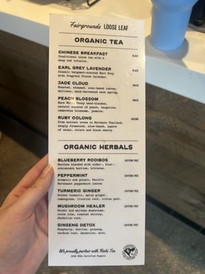 Menu photo 3 Fairgrounds Coffee and Tea Oak Park, IL Menu photo 3 Fairgrounds Coffee and Tea Oak Park, IL