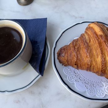 Anderson Social - Americano and croissant - Cocktail Bars Near Me - San Luis Obispo, California