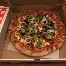 Pesaro's Pizza - Veggie Pizza.