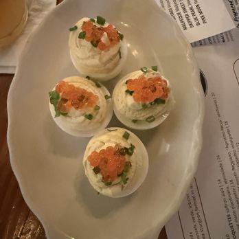 The River Oyster Bar - Deviled eggs - Seafood Near Me - Miami, Florida The River Oyster Bar - Deviled eggs - Seafood Near Me - Miami, Florida