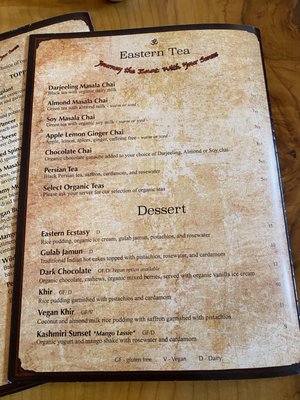 Menu photo 5 East is East Vancouver, BC Menu photo 5 East is East Vancouver, BC
