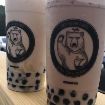 Hey Bear Cafe - Milk foam lavender black milk tea, jasmine tea - Bubble Tea Near Me - Knoxville, Tennessee Hey Bear Cafe - Milk foam lavender black milk tea, jasmine tea - Bubble Tea Near Me - Knoxville, Tennessee