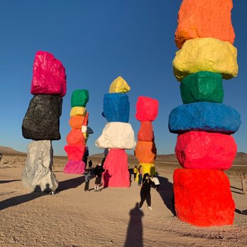 Seven Magic Mountains - Public Art Near Me - Las Vegas, Nevada