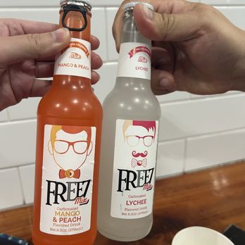 Shawarmaji - soda!! we like mango & peach lychee but both good! - Middle Eastern Near Me - Santa Clara, California Shawarmaji - soda!! we like mango & peach lychee but both good! - Middle Eastern Near Me - Santa Clara, California