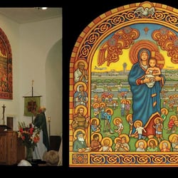 Holy Nativity Episcopal Church - The church icon, created by Steve O'Loughlin.