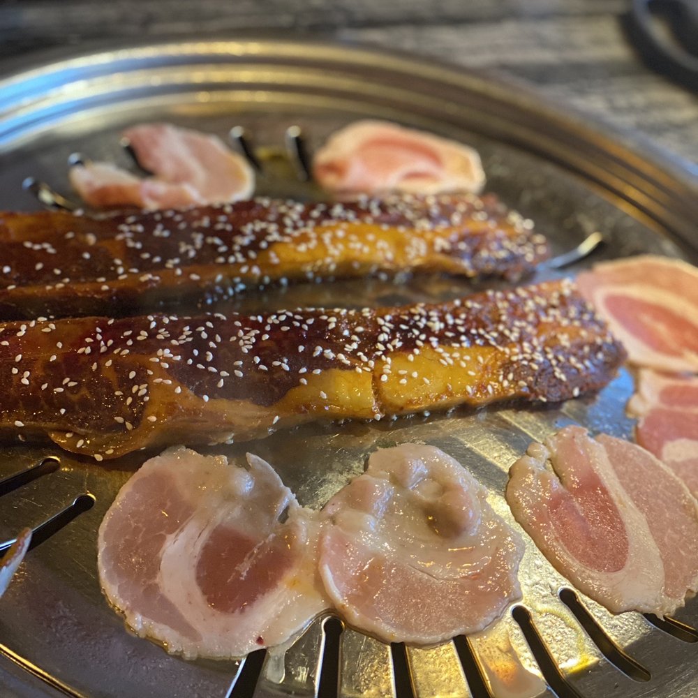 B1.Galbi-Grill marinated beef short ribs and pork belly B1.Galbi-Grill marinated beef short ribs and pork belly
