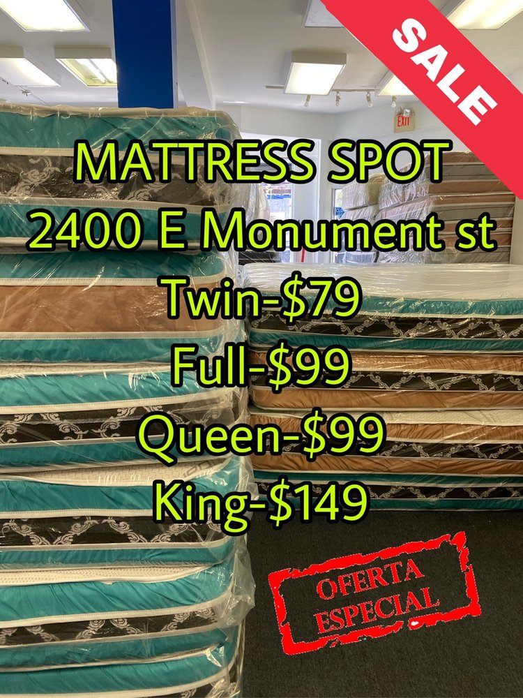 MATTRESS SPOT Updated May 2024 2400 E Monument St, Baltimore