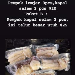 Hawaii Bali Food Indonesia - Pempek, fish cake from Palembang Indonesian