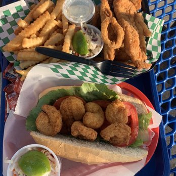 Tin Fish - Tin Fish Combo and Shrimp Po Boy - Seafood Near Me - Oceanside, California Tin Fish - Tin Fish Combo and Shrimp Po Boy - Seafood Near Me - Oceanside, California