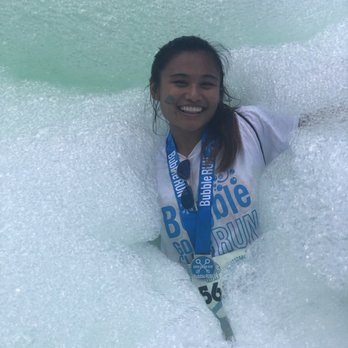 Bubble Run Hawaii - All the bubbles at the green station! Keep in mind, this was taken when the event ended and there was residual bubbles from the stations. - Races & Competitions Near Me