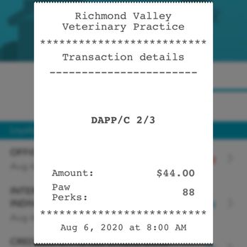 Richmond Valley Veterinary Practice - How much the shot was - Veterinarians Near Me - Staten Island, New York