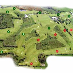 Ballinrobe Golf Club - Course layout