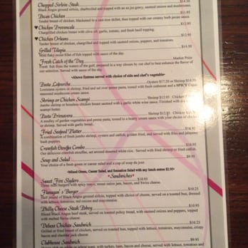 Flanagan's Creative Food & Drink - Lunch menu back side - Seafood Near Me - Thibodaux, Louisiana Flanagan's Creative Food & Drink - Lunch menu back side - Seafood Near Me - Thibodaux, Louisiana