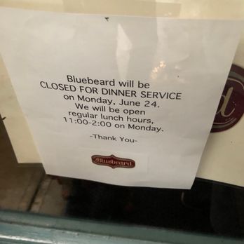 Bluebeard - New American Near Me - Indianapolis, Indiana