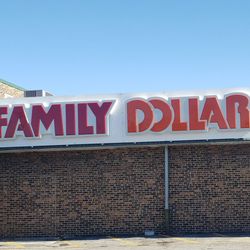 Family Dollar - Not a very exciting photo of the Family Dollar signage out front, I know