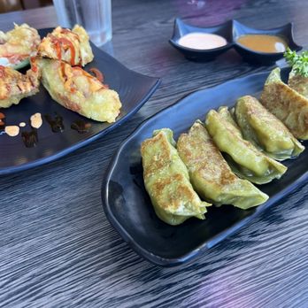 Okama - Fries jalapeño tempura and vegetable gyoza - Sushi Bars Near Me - Chula Vista, California