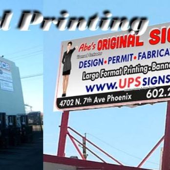 Abe's Original Designs & Signs - Large Format Digital Printing - Printing Services Near Me - Phoenix, Arizona Abe's Original Designs & Signs - Large Format Digital Printing - Printing Services Near Me - Phoenix, Arizona