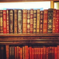 Kestrel Books - Beautiful shelf full of intricately designed books
