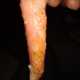 It came out whole! Crab leg meat! Cooked perfectly It came out whole! Crab leg meat! Cooked perfectly