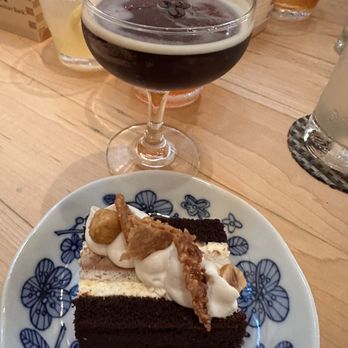 Nami Kaze - Hail Mary-Haku Vodka, Vietnamese Coffee Liquer, Cynar 70 with a chocolate & hazelnut - Japanese Near Me - Honolulu, Hawaii