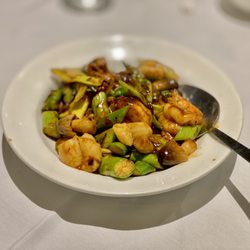 Tri Dim Shanghai West - Red Fire Cracker Prawns and Scallops