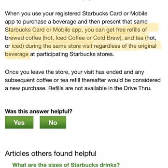 Starbucks - Starbucks refill policy - Coffee & Tea Near Me - Westminster, California Starbucks - Starbucks refill policy - Coffee & Tea Near Me - Westminster, California