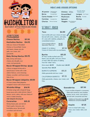 Menu photo 3 Huicholitos II Lacey, WA Menu photo 3 Huicholitos II Lacey, WA
