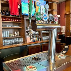 Beers on tap