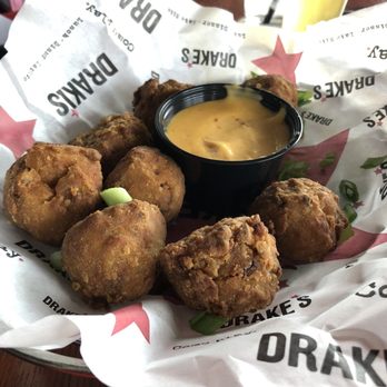 Drake's - Tates Creek Rd - Beer Garden Fritters! Delicious! Put these on the permanent menu!! - American Near Me - Lexington, Kentucky Drake's - Tates Creek Rd - Beer Garden Fritters! Delicious! Put these on the permanent menu!! - American Near Me - Lexington, Kentucky