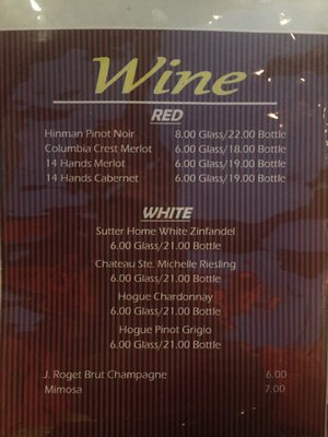Menu photo 2 Cottonwood Restaurant Warm Springs, OR