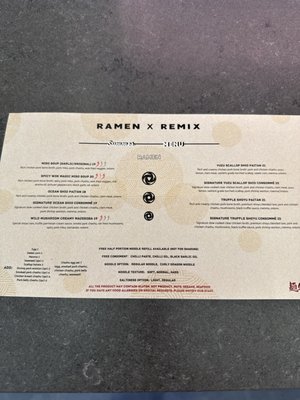 Menu photo 5 Ramen x Remix Toronto, ON