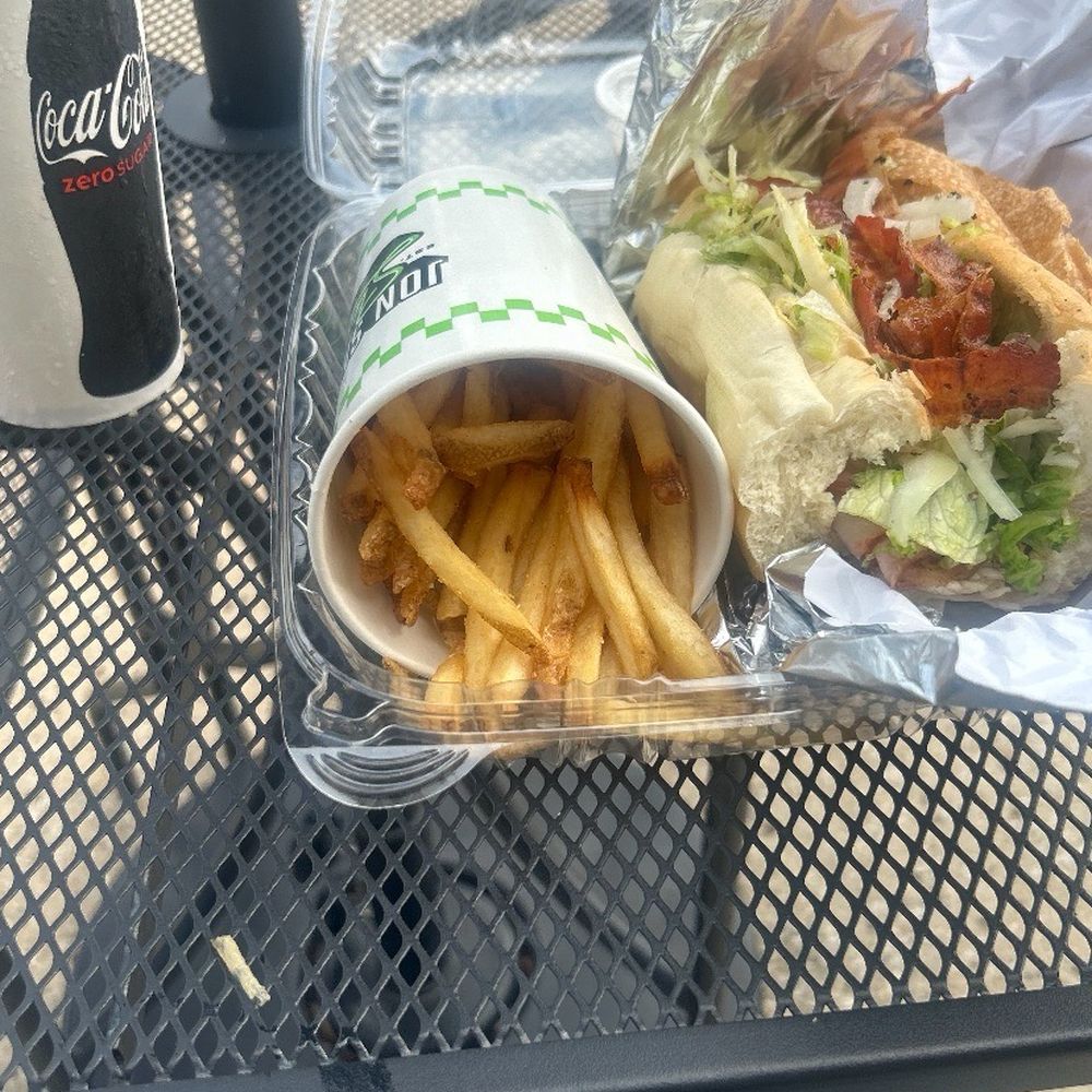 Jon Smith Subs - Ate my sub and fries outside...clean and beautiful! - Burgers Near Me - Ponte Vedra Beach, Florida