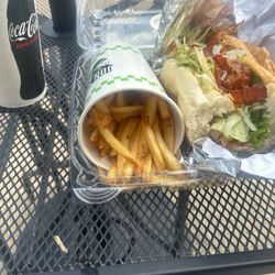 Jon Smith Subs - Ate my sub and fries outside...clean and beautiful!