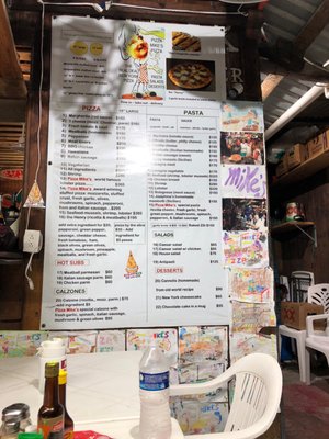 Menu photo 6 Pizza Mike's Isla Mujeres, ROO