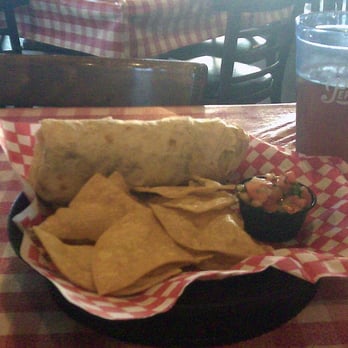 Armadillo Willy's BBQ - My $4.99 BBQ brisket burrito and $1.99 ice tea - Barbeque Near Me - San Mateo, California