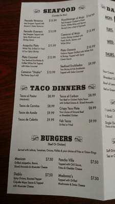 Menu photo 4 Los Braceros Amarillo, TX